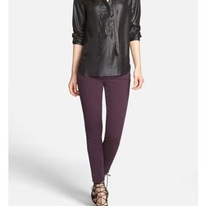 PAIGE jeans woman’s 28 VERDUGO ANKLE Jeans plum denim jeans